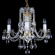 Candelabru Cristal Bohemia Exclusive 3 brate, diam. 47cm Francesca III. CE