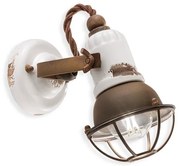 Aplica de perete design retro realizat manual din ceramica LOFT