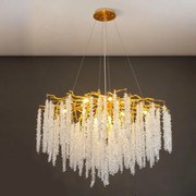 Candelabru led Cristal, Elit's, Evea S Gold, 80 cm