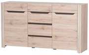 Comodă Dessum 10 (stejar sanremo + maro). 1068130
