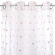 Perdea pentru camera unui copil cu imprimeu, pompoane, 140 x 240 cm