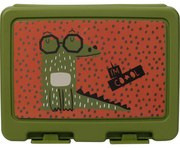 Hatu Cutie de plastic pentru gustări Crocodil, 18x 7,5 x 13,5 cm