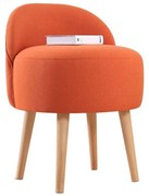 Taburet NIKI, diametru 46 cm, portocaliu