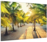 Tablou - Femeie între palmieri (70x50 cm)