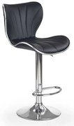 Scaun de bar Lily, negru
