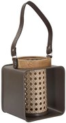 Mauro Ferretti LANTERNA FIER-RATTAN CM 16X13X20