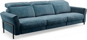 Canapea lemn masiv Mellow, 238 × 87 × 104 cm