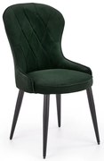Scaun de bucaterie Rilla, verde/negru
