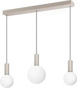 Ideal Lux - Lustră LED suspendată cu cablu ODEON LED/20W/230V CRI 90 bej/alb