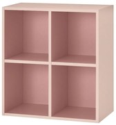 Boxie dulap de perete deschis 80x80x37 cm roz