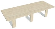 Masă de conferință Verno+ 300 x 120 cm, salcâm
