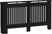vidaXL Capac pentru radiator Stejar Negru 152 x 19 x 81,5 cm