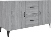 vidaXL Servantă, gri sonoma, 100x36x60 cm, lemn compozit