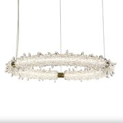 Lustra LED LUX moderna design circular D105 GLACEE 03