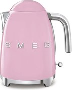 Cana electrica SMEG KLF03PKEU, 2400 W, 1,7 l, Baza rotativa la 360°, Finisaj lucios, Roz