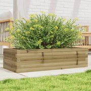 vidaXL Jardinieră de grădină, 90x40x23 cm, lemn de pin impregnat