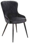 Scaun Bucatarie Si Dining LOTUS Catifea Negru BLUVEL 19