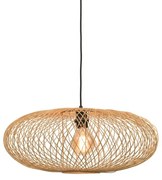 Lustra suspendata din bambus Cango natur, 60x25cm