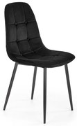 Scaun K417 velvet negru
