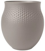 Vază Perle mare Manufacture Collier taupe, înălțime: 180 cm 16,6 cm - Villeroy & Boch
