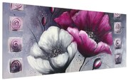 Tablou cu maci (120x50 cm), în 40 de alte dimensiuni noi