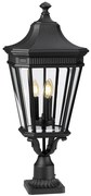 Lampă de exterior COTSWOLD LANE 3xE14/60W/230V IP44 neagră Feiss