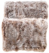 Pătură moale din blană artificială, BEJ