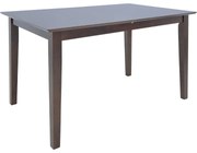 Masa Bucatarie/Dining Extensibila Marllo Din Lemn De Arbore De Cauciuc Finisaj Nuc 120-150x80x73.8cm