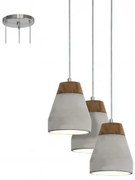 Suspensie vintage 3 becuri E27 TAREGA 95526 Eglo