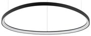 Lustra LED suspendata design circular Gemini sp d105 on-off 2700k negru