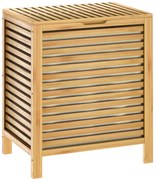 Casaria Coș de rufe de bambus ISLA, 62L, maro natural