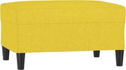 vidaXL Taburet, galben deschis, 70x55x41 cm, material textil