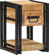 vidaXL Dulap de noapte Maro 30 x 30 x 40 cm Lemn masiv de mango