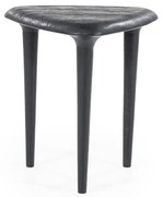 Masuta de cafea din lemn de mango Jiska 46x49 cm neagra