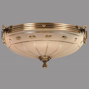 Plafoniera Versace cu Diam 43 cm, Desing Clasic, Finisaj Bronz Antic - Bussy Lighting 3033-52-45