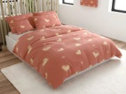 Lenjerie de pat din microfibra ORANGE HEART, roz Dimensiune lenjerie de pat: 70 x 90 cm | 140 x 200 cm