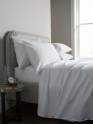 Cearceaf de pat, Percale - Alb