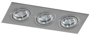 Spot incastrat tavan/plafon CARO 3 S aluminiu