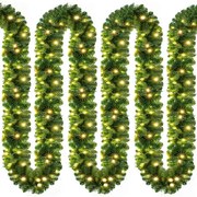 Ghirlandă de Crăciun ANDREA cu iluminare, 5m, verde Jurhan