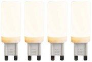 Set de 4 becuri LED G9 cu 3 trepte de reglare a luminozității 4.5W 500lm 2700K
