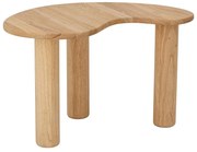 Măsuță de cafea în culoare naturală din lemn de arbore de cauciuc 44x65 cm Luppa – Bloomingville