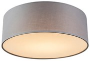 Plafoniera gri 30 cm cu LED inclus - Drum LED