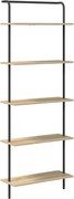 vidaXL Raft pentru cărți Stejar Sonoma 60 x 24 x 168 cm Lemn compozit