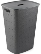 Curver Coș pentru rufe murdare Softex 56 l, griînchis