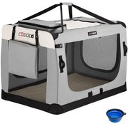 Deuba Geantă portabilă pentru câini XXL 101x70x70cm - gri