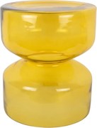 Măsuță auxiliară rotundă din sticlă ø 35 cm Doble – Leitmotiv