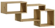 Polita de perete ALITTY 96x46 cm, stejar artisan