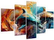 Tablou - Pictură de delfin (150x105 cm)