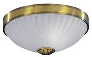 Plafoniera clasic design italian din alama, sticla 3022 RA-PL. 3022/2