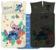 Disney Lilo și Stitch Aloha set de lenjerie pentru copii strălucitor în întuneric 100x135cm, 40x60cm